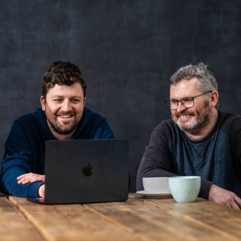 George and Andy working